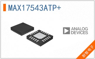 MAX17543ATP+