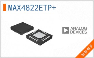 MAX4822ETP+