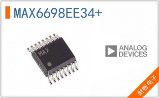 MAX6698EE34+