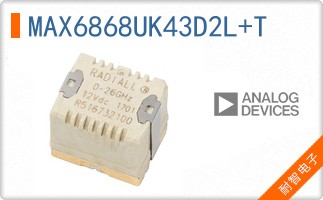 MAX6868UK43D2L+T