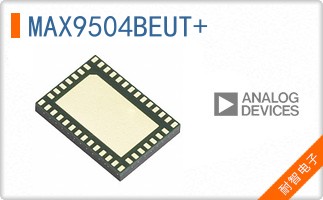 MAX9504BEUT+