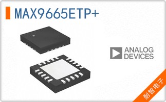 MAX9665ETP+
