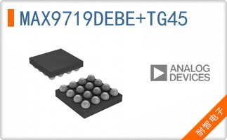 MAX9719DEBE+TG45