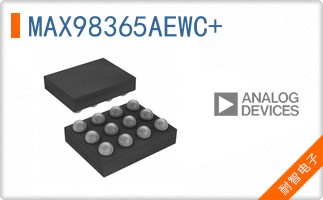MAX98365AEWC+
