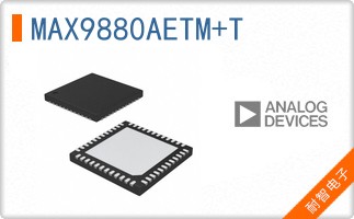 MAX9880AETM+T